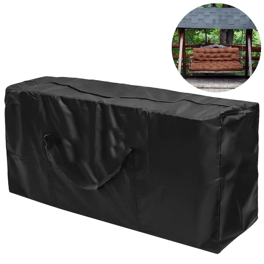 

Outdoor Cushion Storage Bag Waterproof Patio Cushion Storage Bag 68” Garden Furniture Cover Storage Bag Outdoor Tent Storage Bag