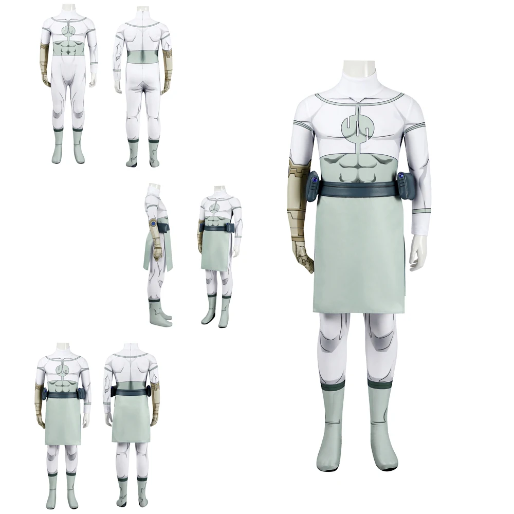 

Halloween Party Cartoon Invincible Role-Playing Costume Children's Conquest Role-Playing bodysuit Jumpsuit