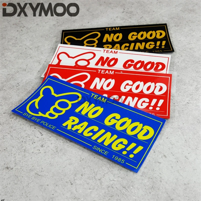 Car Styling Sticker Bumper Japanese No Good Racing Temple Loop Family Motorcycle Tank Body Sticker 18x8cm