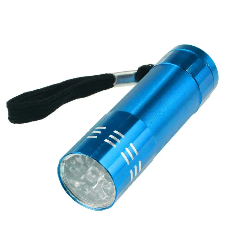 9-Led Mini Flashlight Portable Pocket Torch Bright Handheld Light Outdoor Camping Emergency Daily Use Emergencia Y Uso Diario