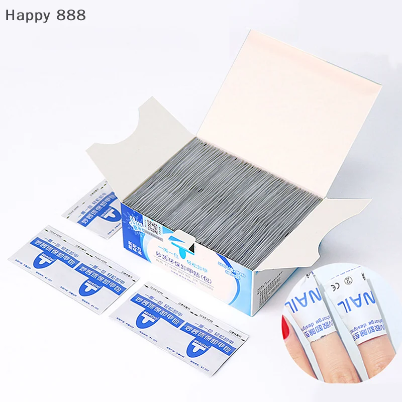 

300/100-компонентные обезжиривающие салфетки для снятия гель-лака — герметичные из фольги, совместимые с гелями в ультрафиолетовом/светодиодном стиле