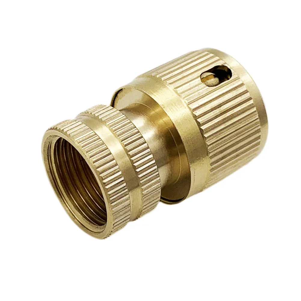 

1/2" Female Thread Flow Connector Sprinklers Hoses Brass Car Washing Pipe For Adapting Hose Garden Watering New