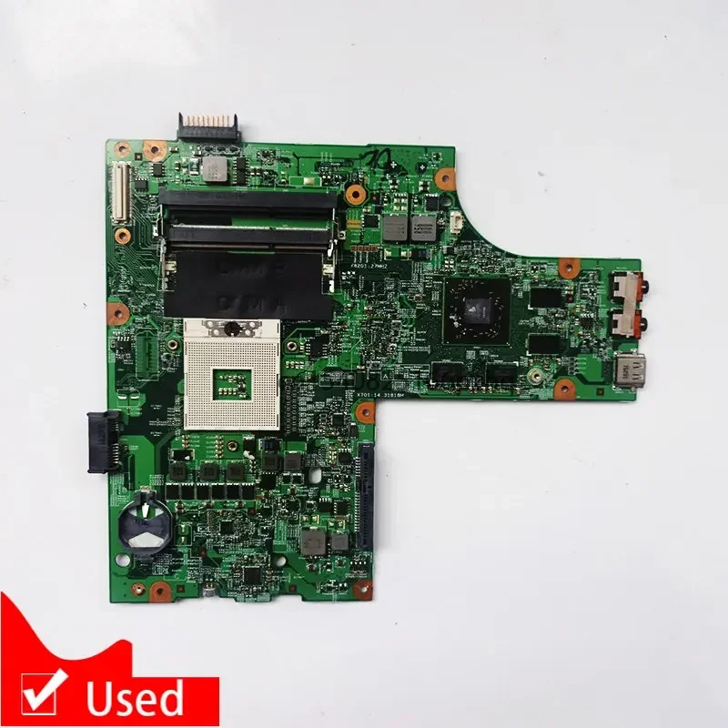 Used 10215-1 48.4HH25.011 For DELL N5010 CN-0W9PGG 0W9PGG W9PGG Laptop Motherboard HM57 With 216-0772000 Vedio Card