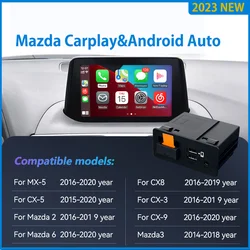 Apple CarPlay Android Auto USB adapter OEM for Mazda Carplay hub Mazda 3 6 2 CX3 CX5 CX9 CX8 MX5 miata TK78669U0C Retrofit kit