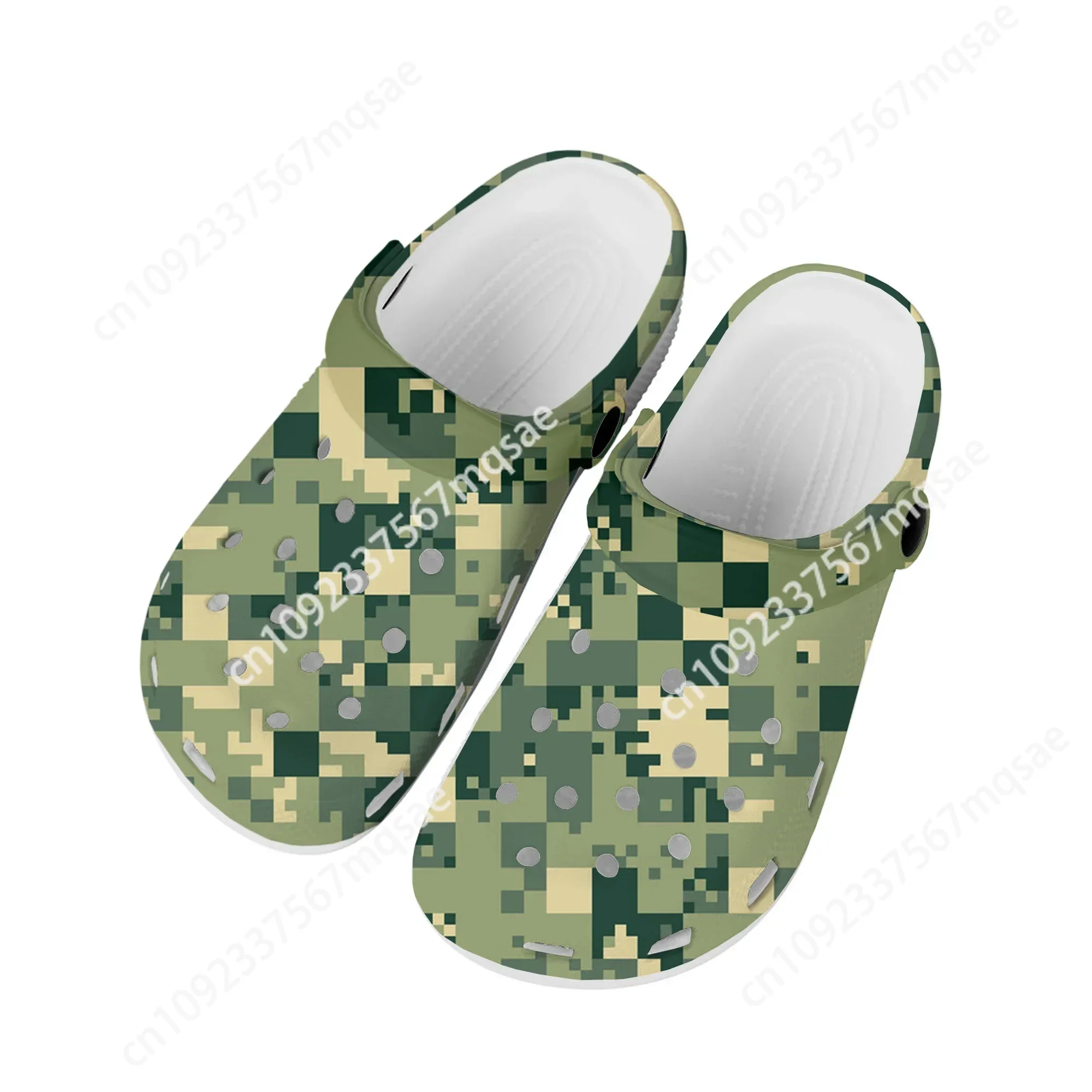 Digital Seamles Camo Home Clogs Custom Water Shoes Mens Womens Teenager Shoe Garden Clog Breathable Beach Hole Slippers