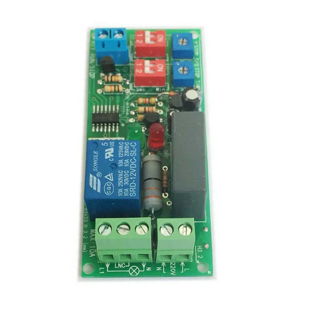 

Brand New Durability Switch Module Relay Module 88*38*22mm AC 100V-250V AC110V 120V 220V Delay ON/OFF Time Timer