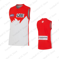 2024 New Arriavl Summer A.F.L Australian Sydney Swans 2024 Mens Baskerball Jersey Oversized loose Vest For Adult/Kids Kit