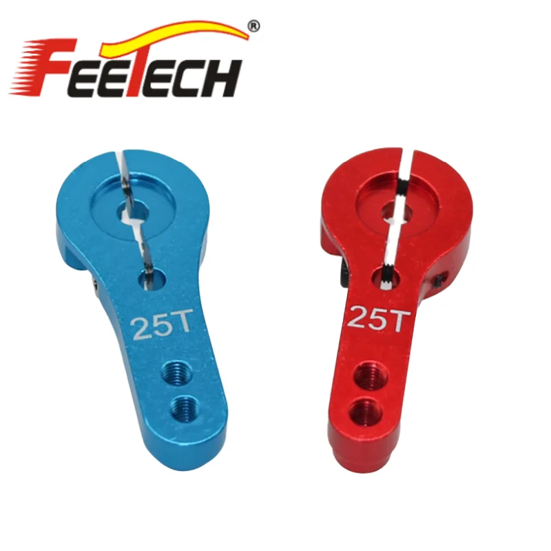 20PCS 25T Aluminum Servo Horns Metal Steering Arm For TRX4 RC Crawler Car Truck Airplane RC Wing 25T