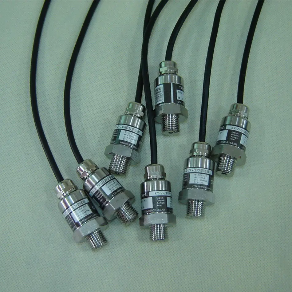 Pressure Sensor, Variable Frequency Pump Water Pressure Sensor, Two-wire Waterproof Lead, Range 0-1.6 Mpa