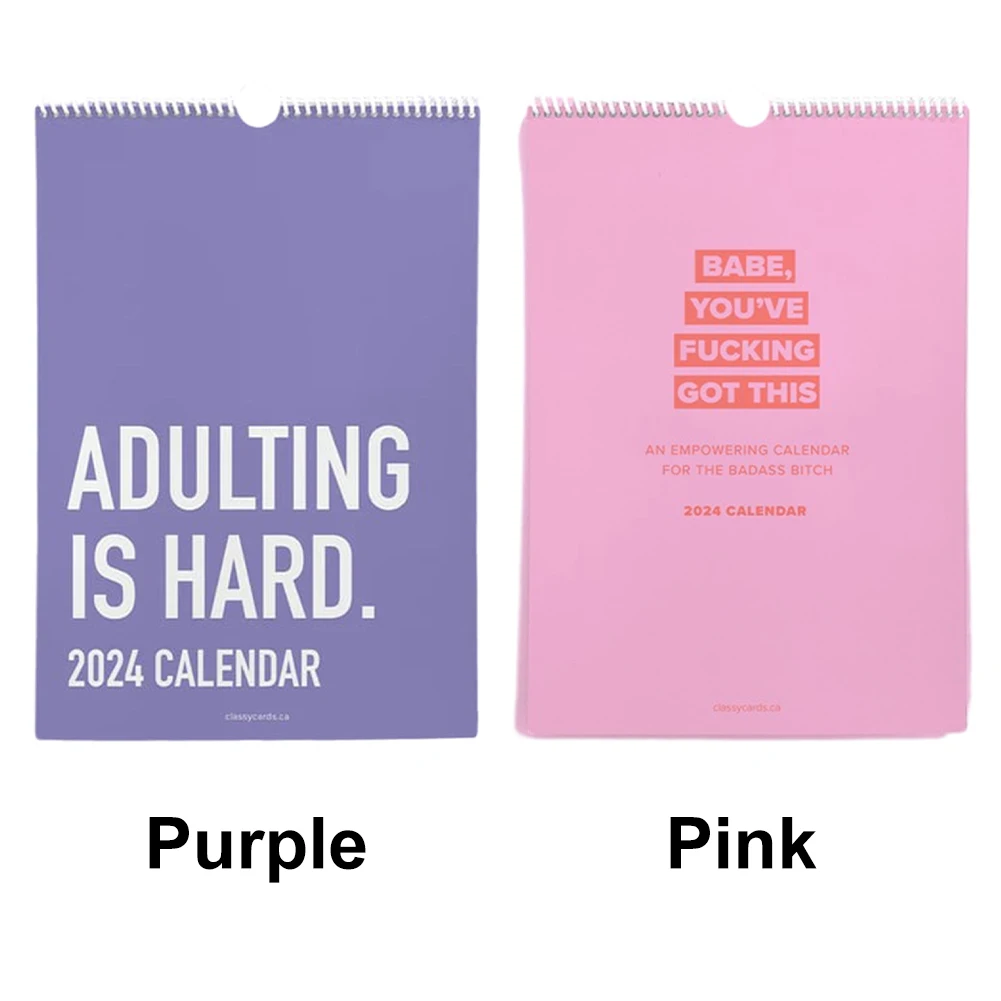 2024 organisieren Zeitplan monatliche inspirierende Erwachsenen ist schwer zu Hause effiziente Planung Notizen Wandkalender Termin hängen