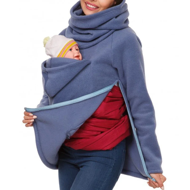 Autumn Winter Kangaroo Coat Maternity Clothing Plus Size Pregnancy Sweater Premama Baby Carrier for 0-12 Months Pregnant Hoodies