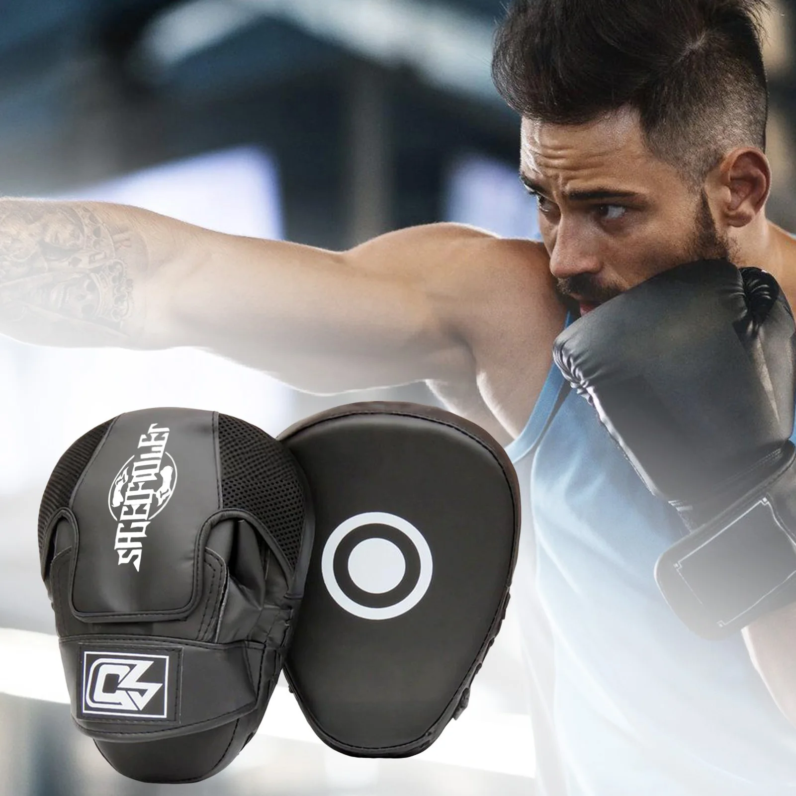 Boxing Hand Target Striking Pad Soft Shield Kickboxing Training Equipment Pads For Martial Arts Reaction Speed Kids Adults