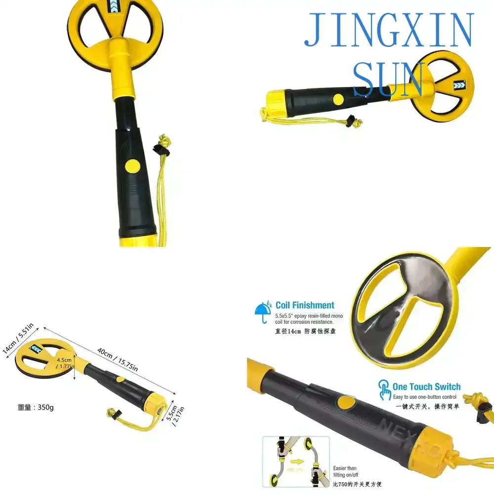 Underwater Detector for Outdoor Sea Low Frequency Handheld Treasure Metal Detector for Gold Prospecting Beach Sand River Bed