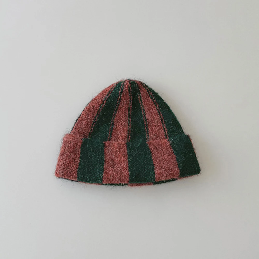 Winter Knitted leisure Hat for Children 2-7Y Beanies Hat Kid for Boy Cap Lovely Cute Watermelon Acrylic Hat for Boy/girl Hats view 4