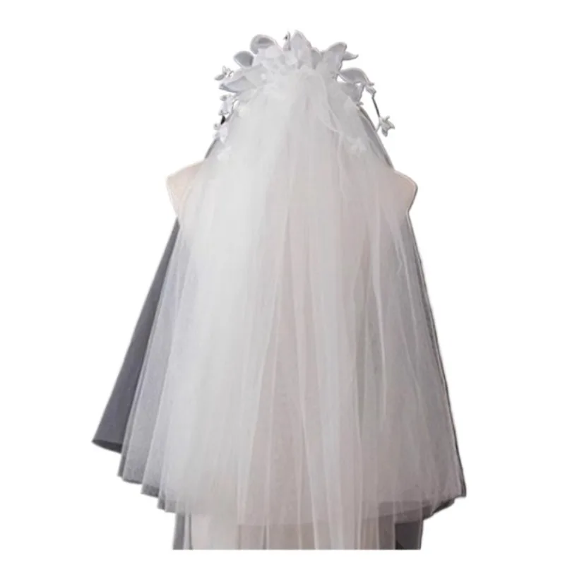 veil-certificate-bride-main-wedding-dress-marriage-proposal-registration-flower-fluffy-dress-photo-props-happy-wedding-headgear