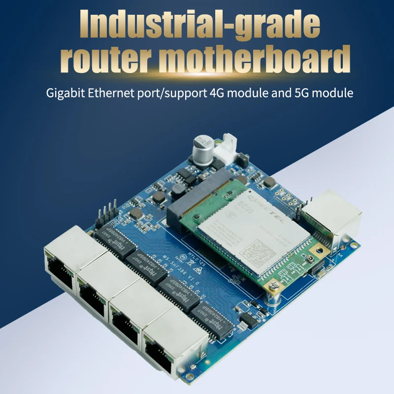 Gigabit 4g Mini Router Motherboard MT7621A Main Chip 4g Lte Router PCBA