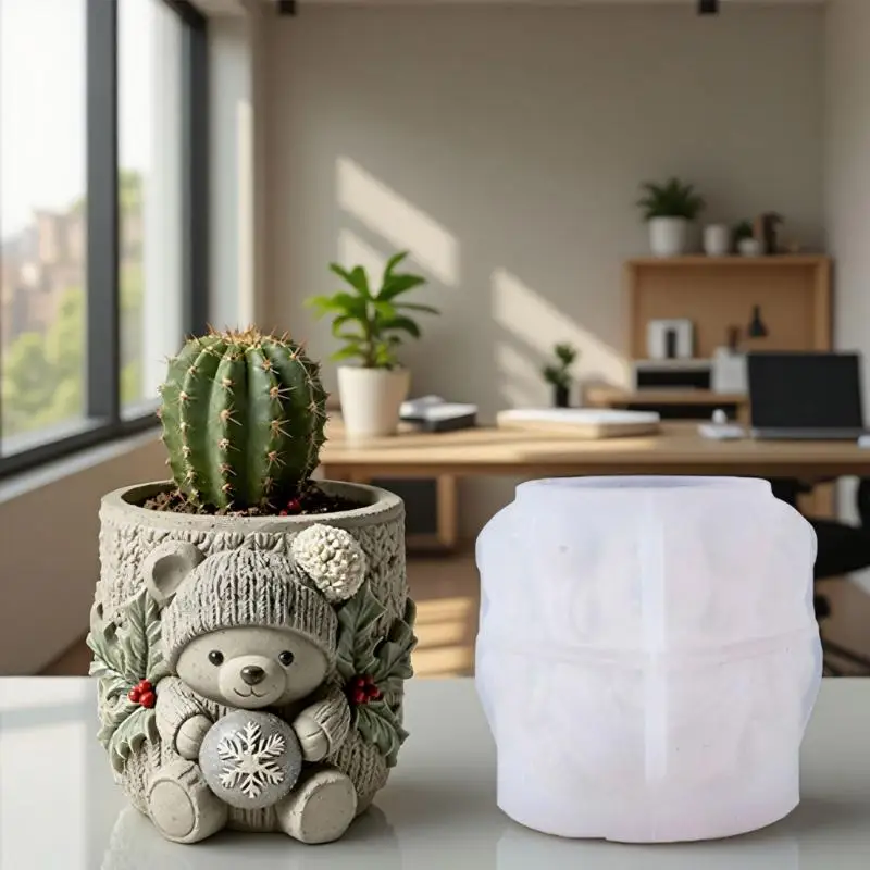 Bear Silicone Mold For Resin Jewelry Crafting And DIY Home Decors view 5