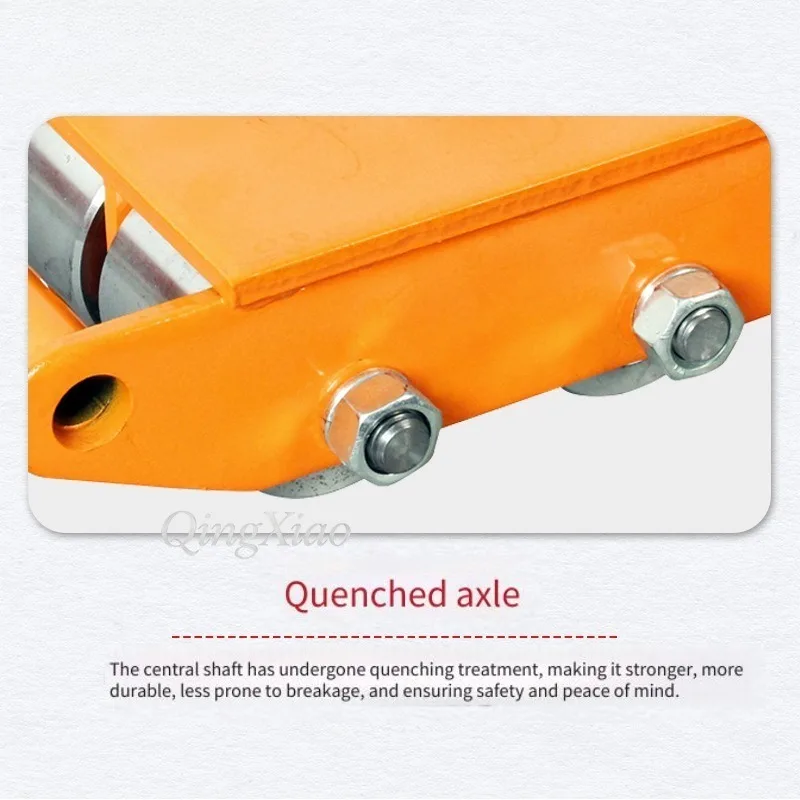 traight & Swivel Type 10T Heavy Load Tank Dolly Industrial Machine Moving Roller Skate Heavy Equipment Shifter For Factory