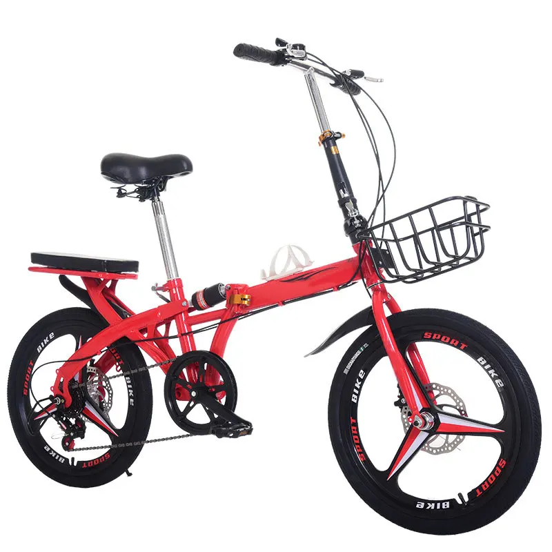New Arrival 16 20 Inch Portable Folding Bike  Adult Students  Shock Absorption Other City Bicycle