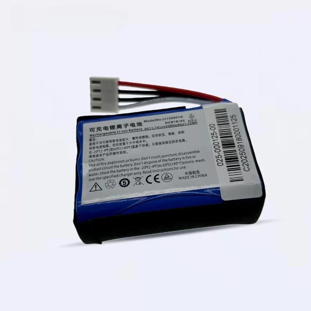 LI13S001A 11.1V 2500mAh 27.75Wh Rechargeable Li-ion Replacement Battery for Mindray uMEC6 uMEC7 uMEC10 uMEC12 Patient Monitor