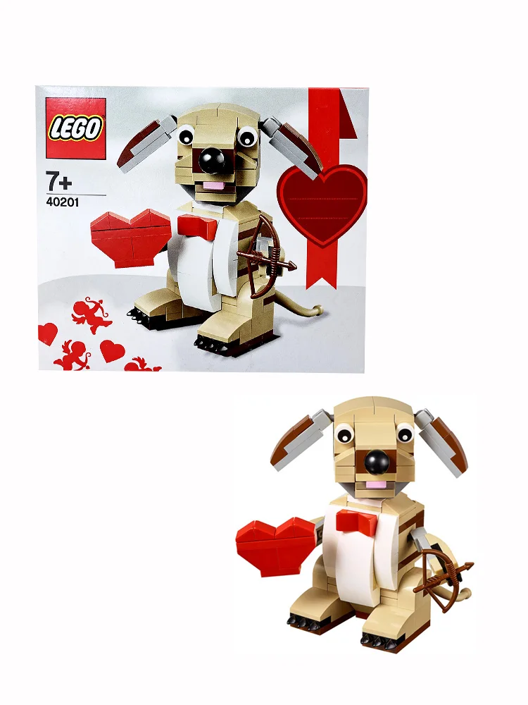 LEGO 40201 Bricks More Valentines Cupid Dog Building block Kit