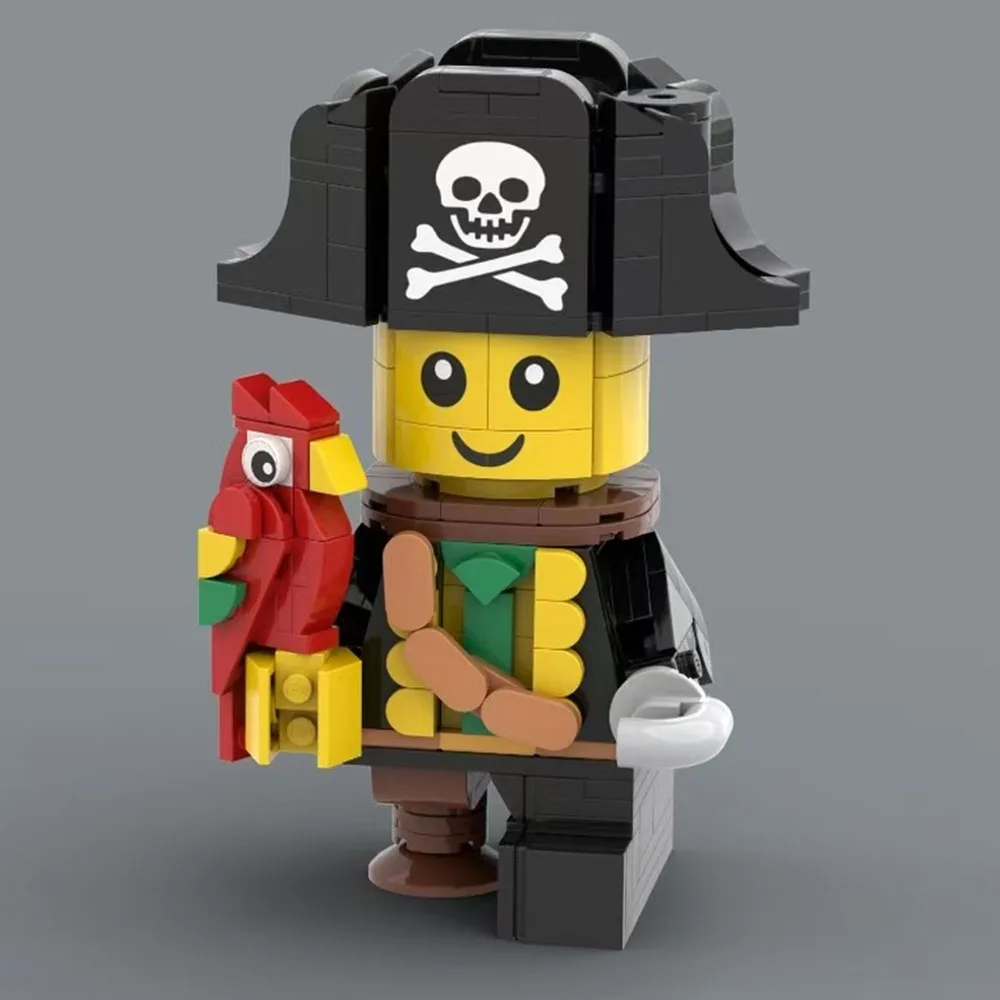 MOC A Piratebaby Tribute Piraten-Modell Bausatz Architektur-Spielzeug Kreative Weihnachts- und Feiertagsgeschenke – Detail 4