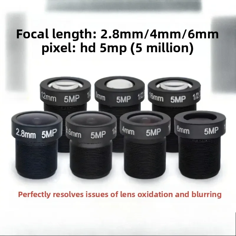 Brand new 1PCS Replacement Glass Lens for EZVIZ C8W/C6C/C2 Cameras，5MP HD，M12 Interface Security Camera Accessory​​