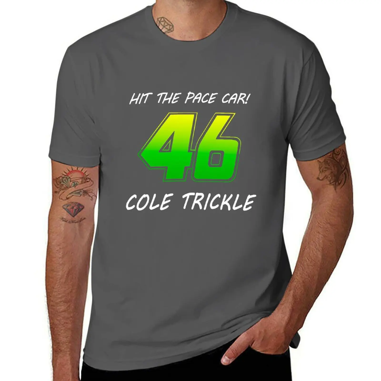 46 cole trickle - Days of thunder T-Shirt anime clothes affliction shirts cotton t shirt men