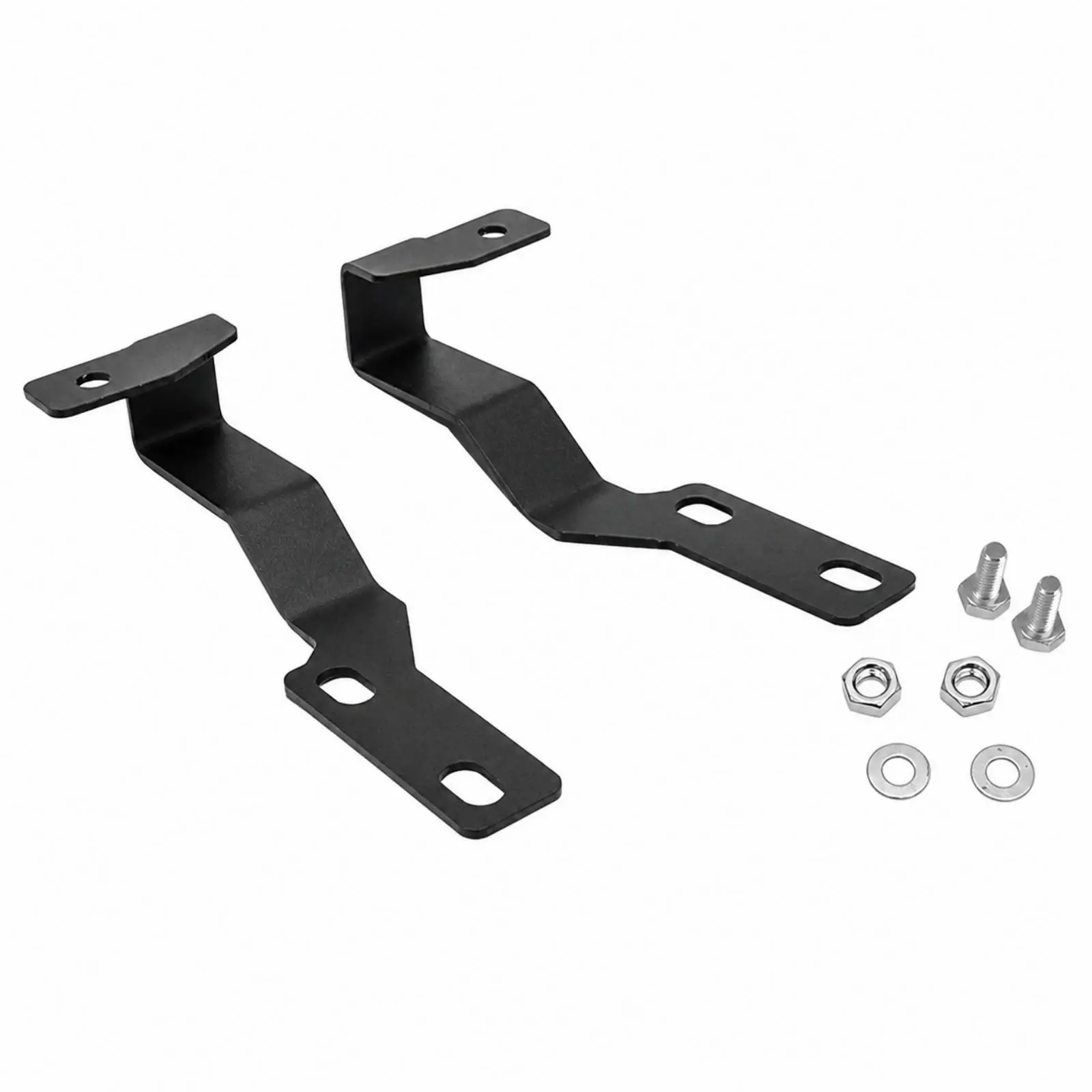Mounting Bracket Matte Black Pickup Truck Hood Light Bracket for Trail Driving