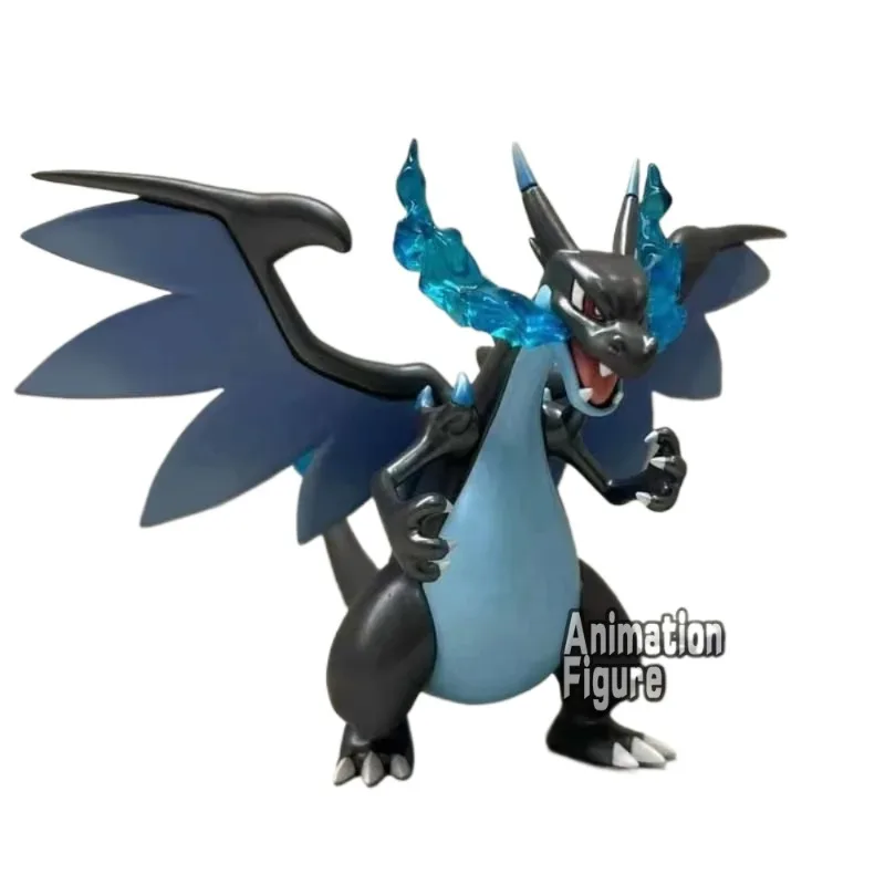 Figurine Pokemon Dragonite 10cm, Animal de compagnie, génie Spitfire Charizard mega X, modèle en Pvc, décoration de salle, jouets de noël pour