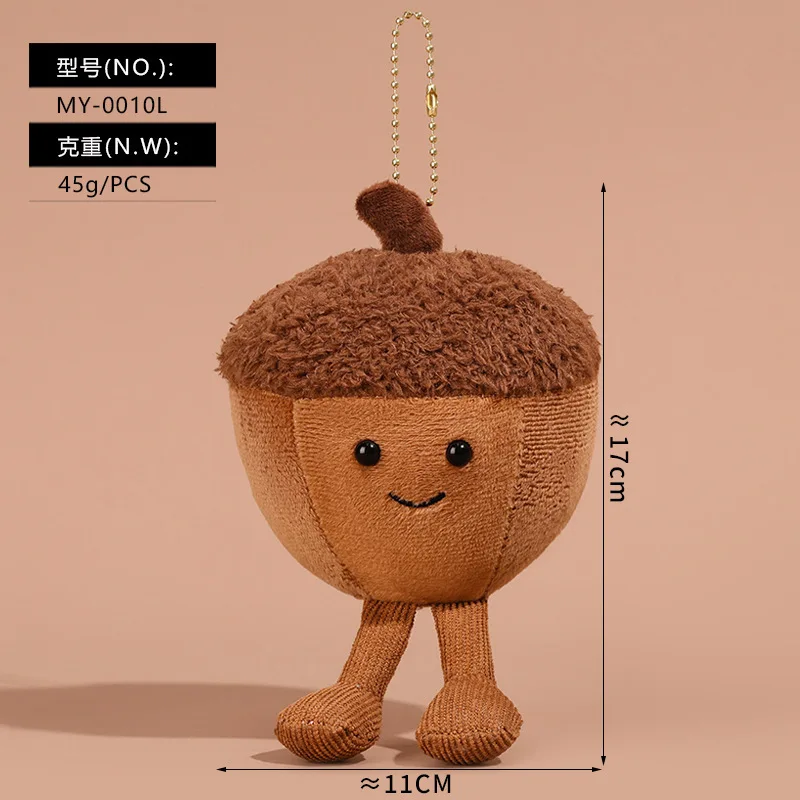 Muñeco colgante con expresiones divertidas de verduras creativas, muñeco de peluche, llavero, regalo de pareja, regalo de cumpleaños y Navidad