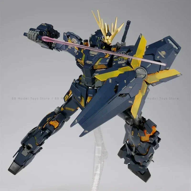 MG 1/100 GUNDAM RX-0 UNICORN 2 BANSHEE VER.KA Mobile Suit Aninm full Action Assembly Figure Bandai Original BOX Model Toy Gifts