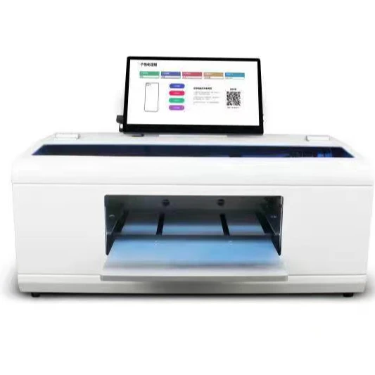 Cedle New Product Smart UV All-in-one Printer With 19*13cm Print Range For Iphone Tablet Film Protect Inkjet Printer