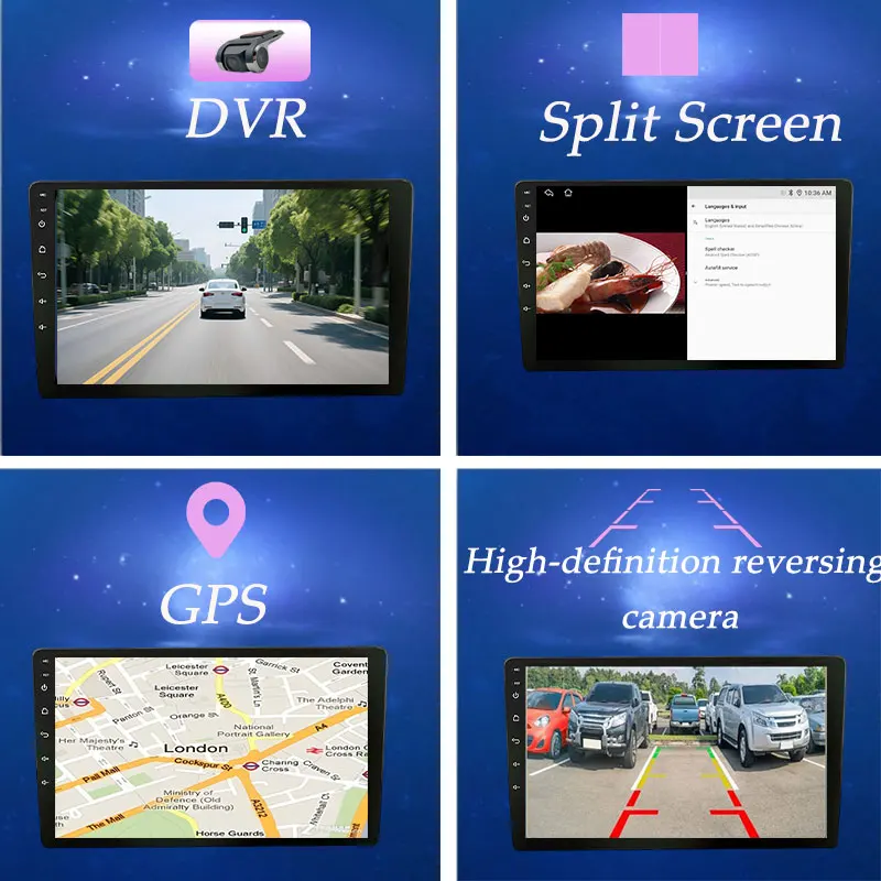Carplay for Honda Accord 8 2008-2012 Car Radio Video Audio Multimedia Player Split Screen GPS Navigation DSP Stereo QLED Screen