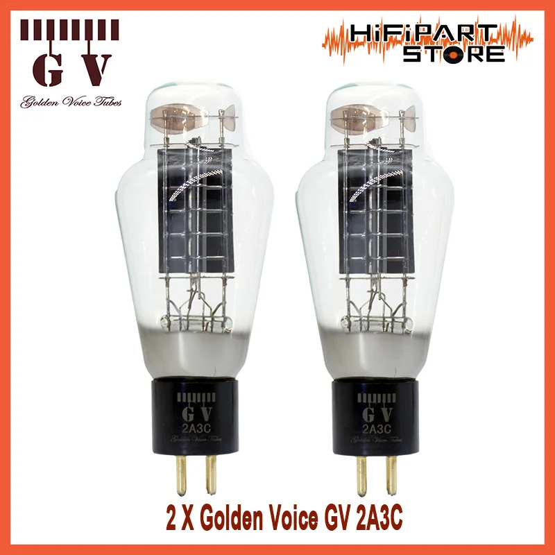 

Golden Voice 2A3C GV 2A3C Vaccum Tube Matched Pair Worranty 15 Months Re Guiguang Shuguang Psvane Linlai Gold lion 2A3 Tube