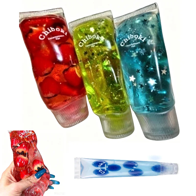 Nuevo Juguete de Gel Suave con Sabor a Frutas, Juguete Antiestrés de Rebote Lento, Squishy Sloth, Juguetes Sensoriales Mochi Squishy Kawaii