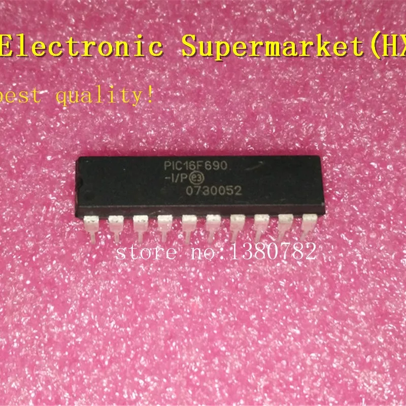 Free Shipping 5pcs-20pcs/lots PIC16F690-I/P PIC16F690 DIP-20 Best IC In Stock!