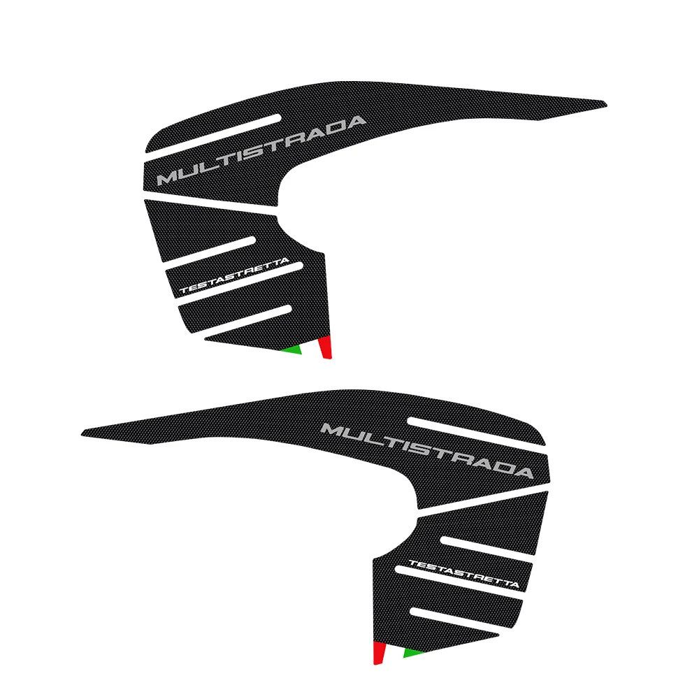 Motorcycle Suitcase Protection Sticker for DUCATI MULTISTRADA Trunk 3d Gel Resin decals kit