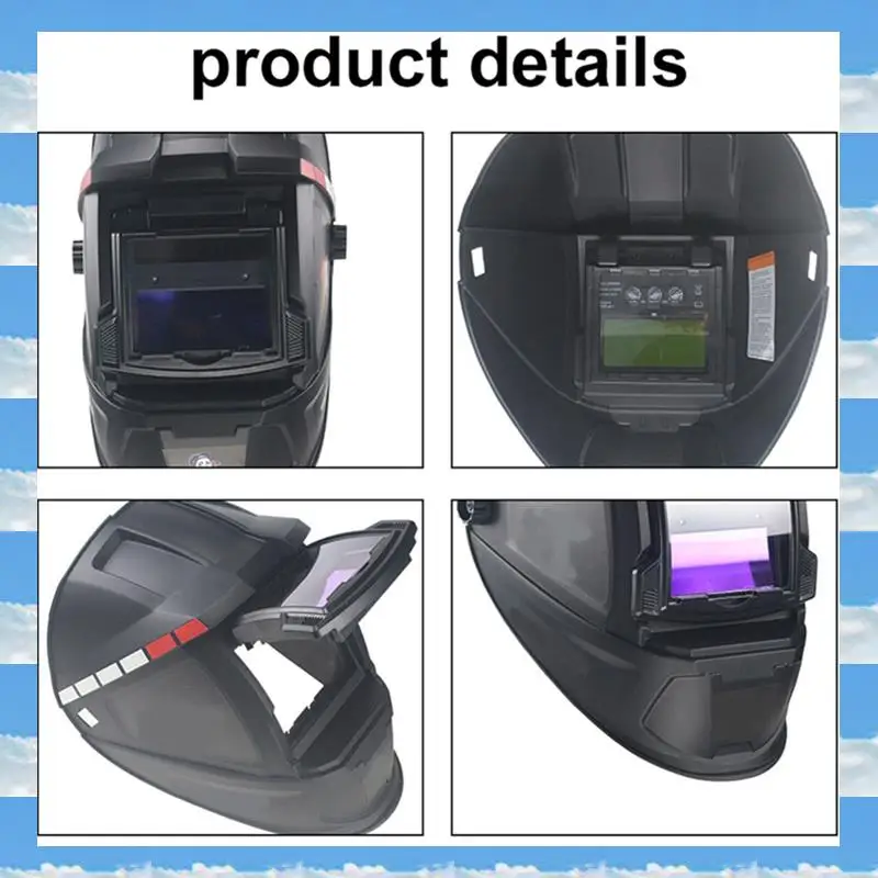 

A11I Automatic Dimming Welding Mask Welding Helmet Welder Welding Cap Welding Argon Arc Welding Glasses Protective Welding