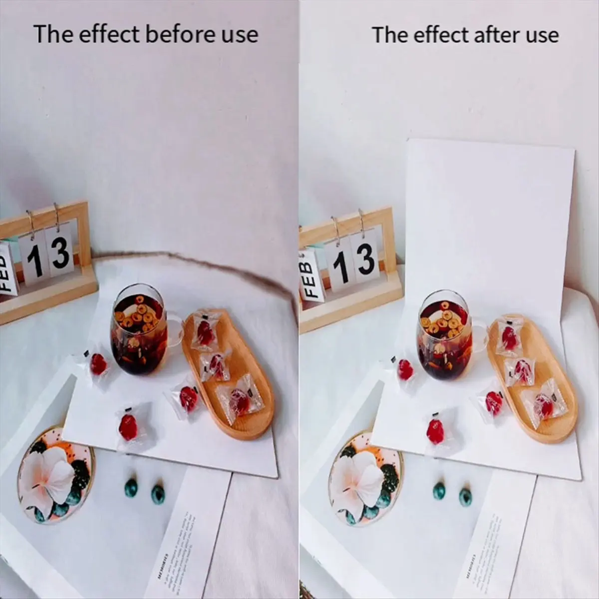 A3 Foldable Portable Photography Cardboard Thickened Version of the Filler Plate Background Photography Accessories,A-ELEC
