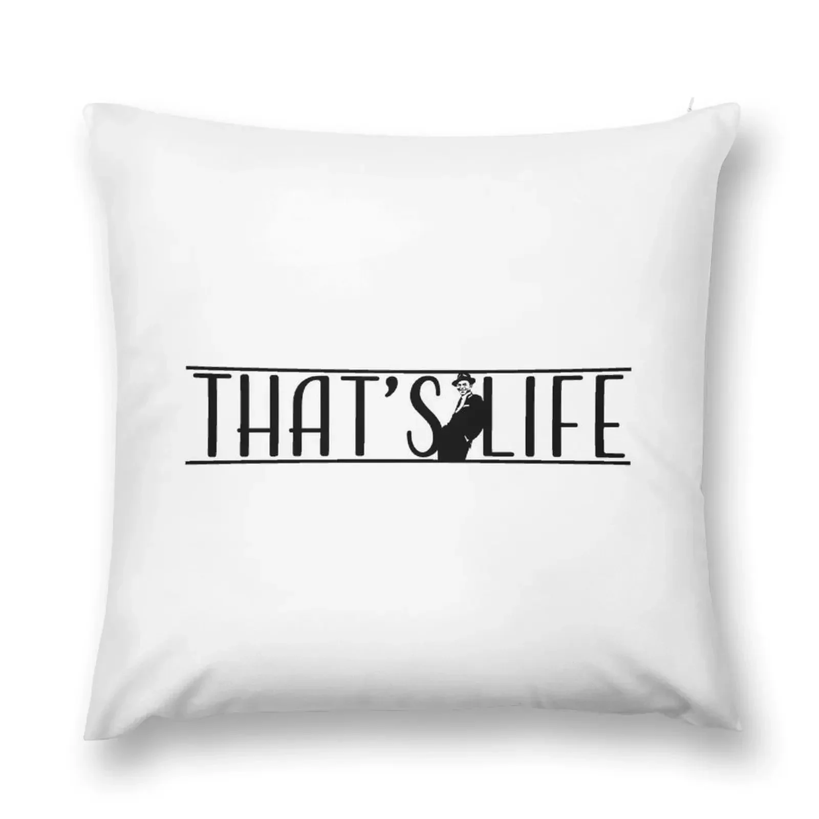 

Sinatra - That's Life Throw Pillow Cushions Home Decor Sofa Covers Room decorating items pillow