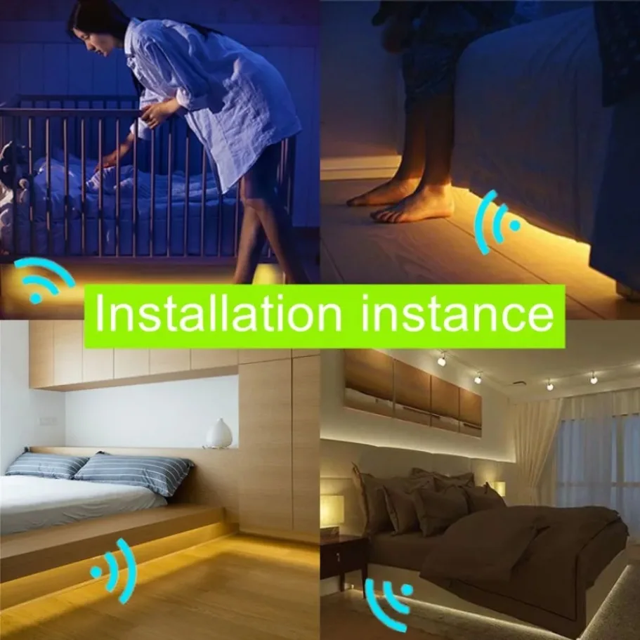 5 فولت 12 فولت 24 فولت تعمل بالضوء التبديل كاشف حركة 6 متر PIR محس حركة الموقت التبديل التحكم شرائط مصباح لمبة مكتب ضوء الليل