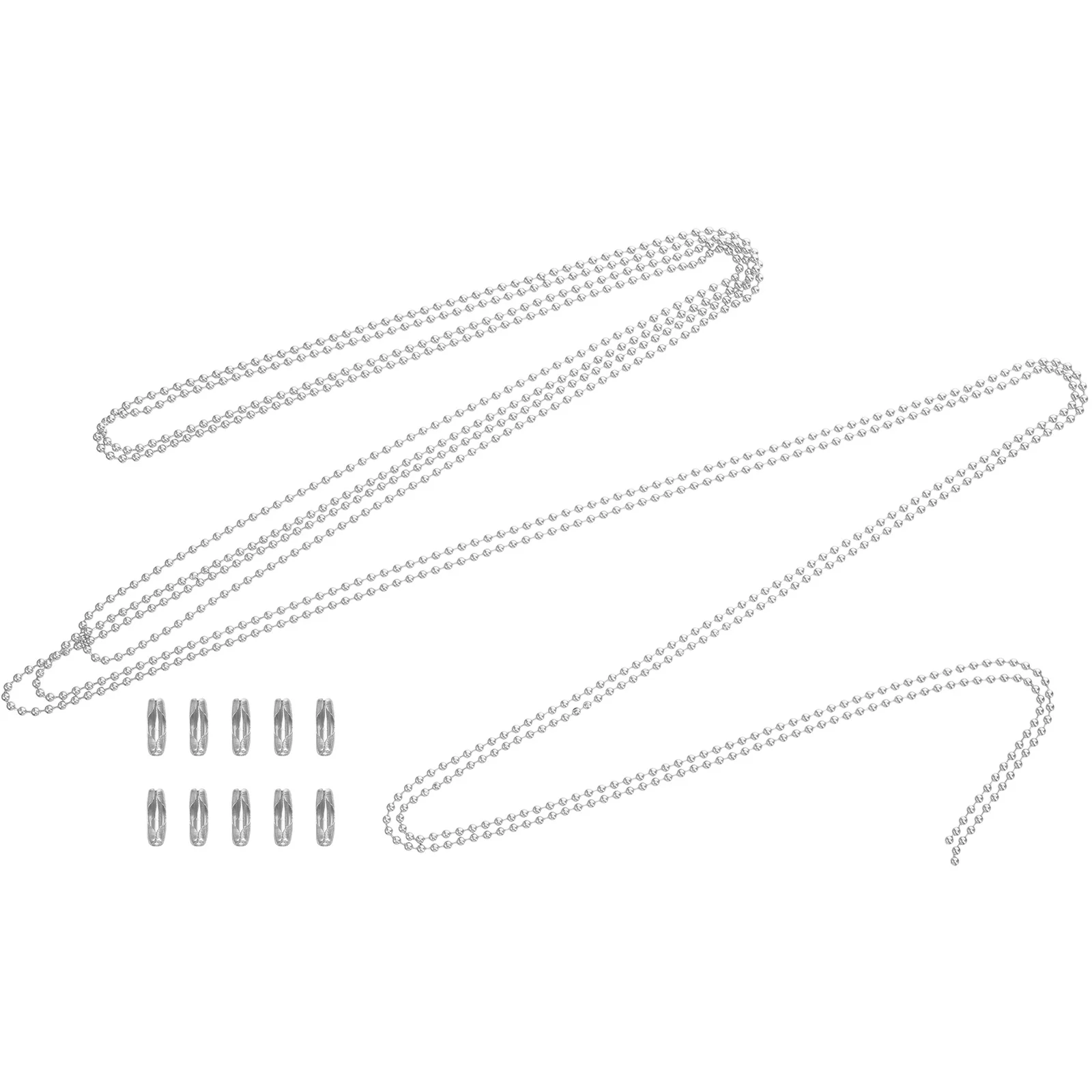 

3 Meters 2.4Mm Stainless Steel Ballzik Chain Adjustable For Diy Keyzik Dog Tagzik Pendantzik Withzik Jewelryzik Makingzik Pcs