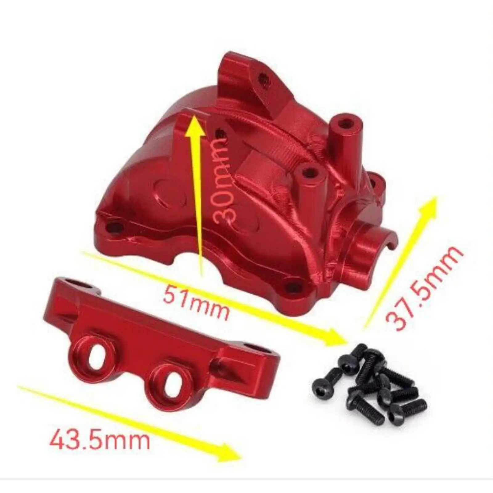 Upgrade Parts Aluminum Alloy Repair Parts High Speed Professional DIY Modified Differential Case for TT02 Car RC Truck Accessory