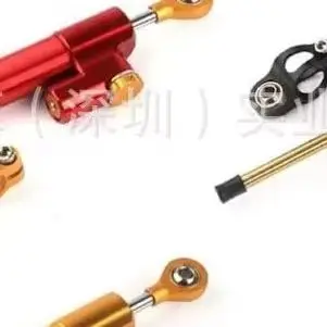 Motorcycle titanium ruler electric scooter direction damper titanium ruler handlebar shock absorber scooter stabilizer