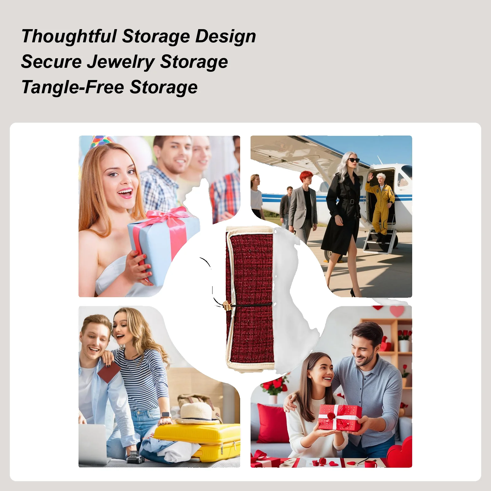 

Дорожная шкатулка для драгоценностей в рулоне, маленькая сумка для ювелирных изделий, дорожная сумка для хранения, держатель для серег, колец, браслетов, часов, броши, женские повседневные