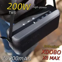 XDOBO X8 Max 100W Portable Wireless Bluetooth Speakers TWS Subwoofer 2000mAh Large Capacity Mobile Phone Emergency Power Supply