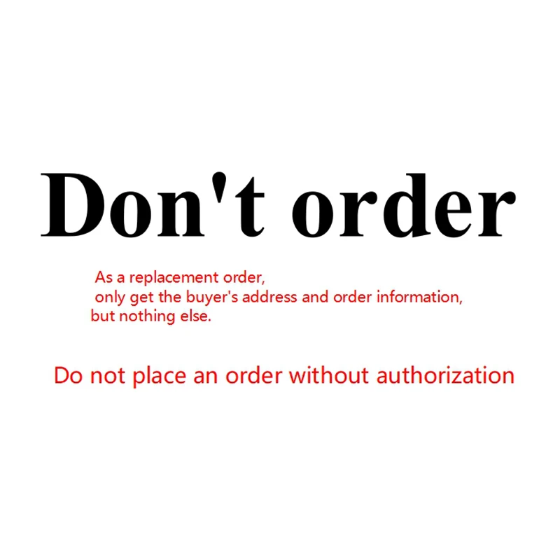 Pay the price difference to the buyer Do not place an order without authorization Extra Fee Extra Ship fee After sales dedicated image 2