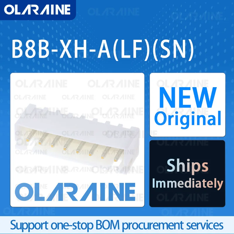 

50/200/500Pcs B8B-XH-A(LF)(SN) 100% brand new and original IC chip Connector headers and wire housings 8 Position