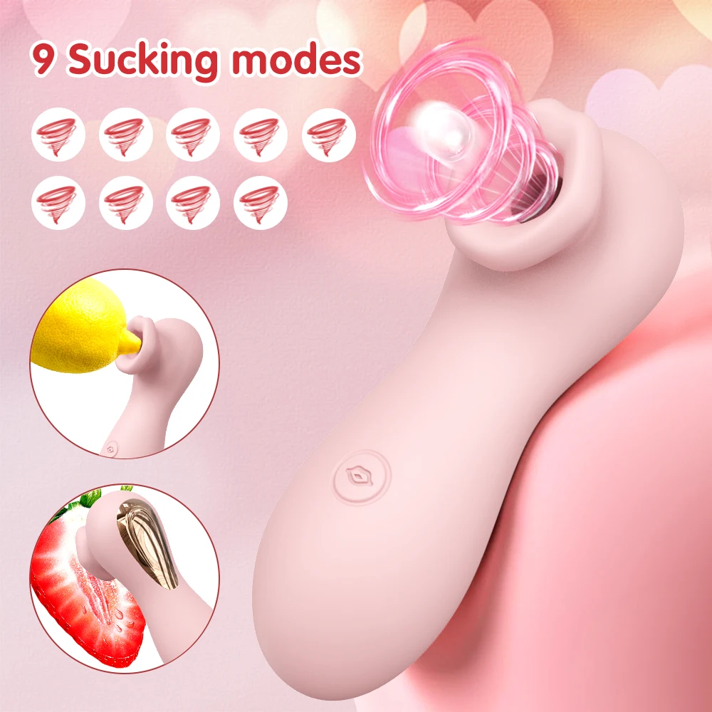 Powerful 9 Sucking Vibrator Dildo Sex Toys for Women Adult Rose-Vibrators Vacuum Clit Stimulator Female Masturbation Sex toy 18+ view 3